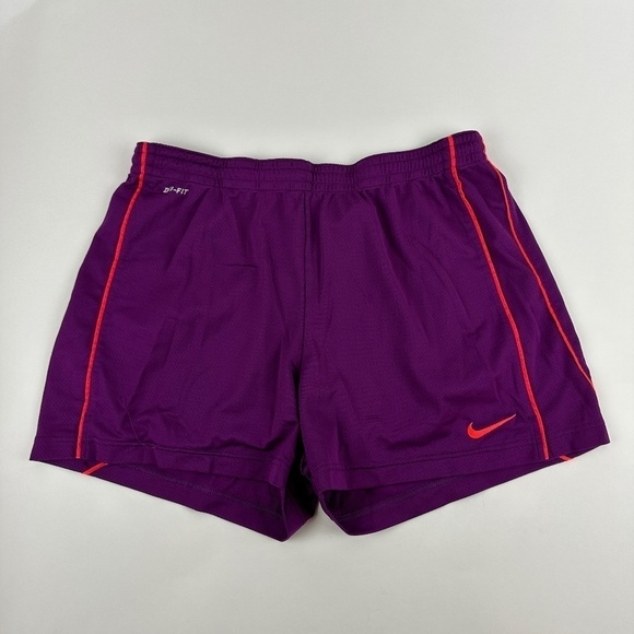 Nike Dri Fit Shorts Womens Large Purple - Picture 1 of 8